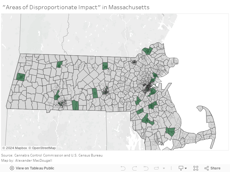 "Areas of Disproportionate Impact" in Massachusetts 