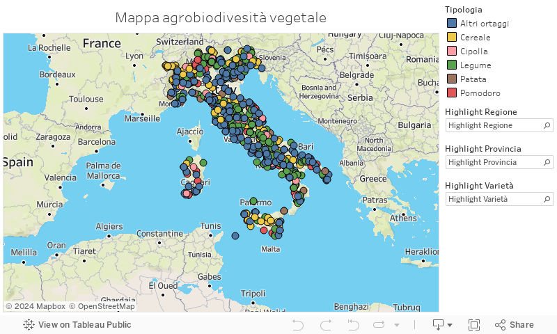 Mappa agrobiodivesità vegetale 