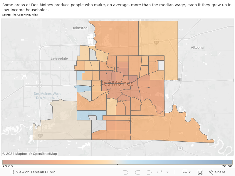 The Des Moines neighborhood a child grows up in can drastically shape ...