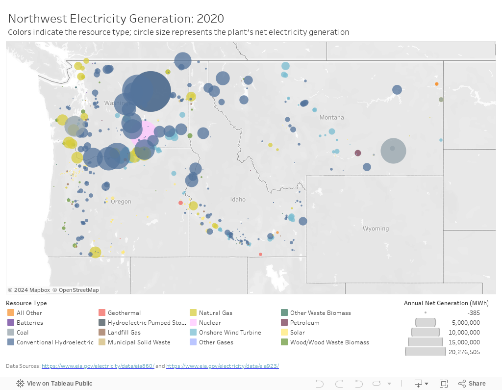 Electricity Generation in the Northwest 