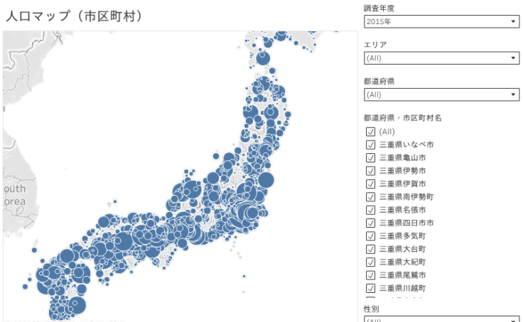Workbook ビジネスに使える無料グラフ 人口 市区町村