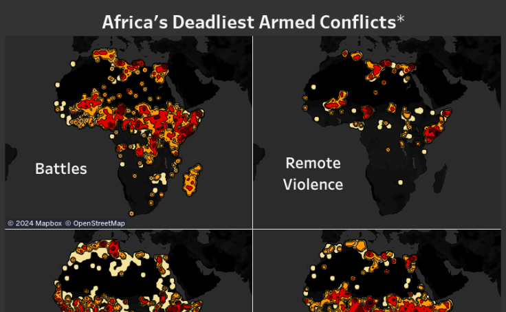 Workbook: Armed Conflict In Africa Heatmap