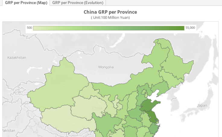 Workbook: China GRP per Province