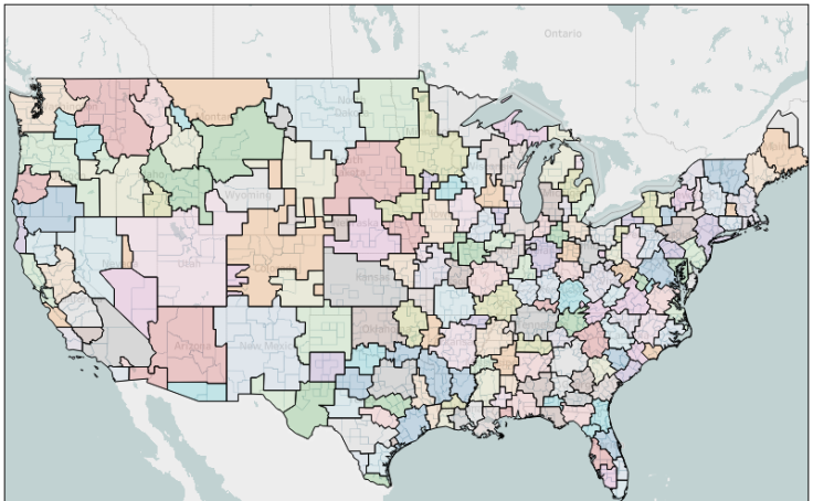 Usa Dma Map