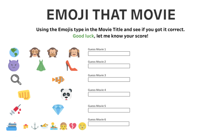 Emoji Movie Game - guess this movie for a prize roblox