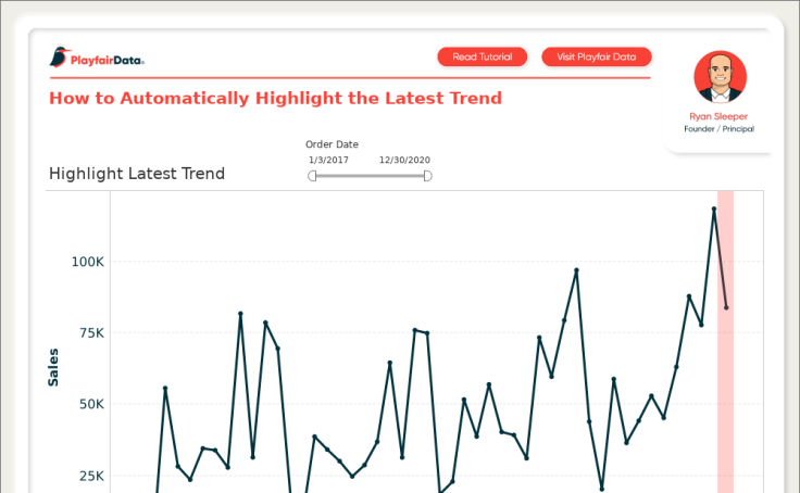 Workbook How To Automatically Highlight The Latest Trend