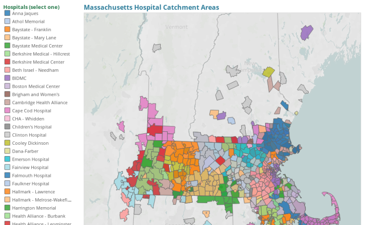 Workbook Massachusetts Hospital Map