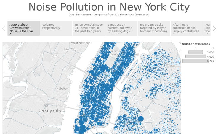 Nyc 311 Complaint Map Workbook: Nyc 311 Noise Complaints