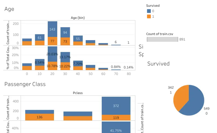 Workbook: Visualizing the Titanic Dataset