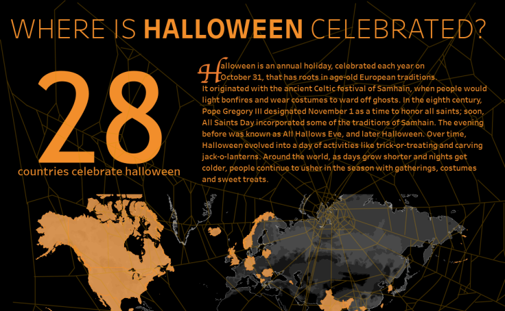 Workbook Where Is Halloween Celebrated Makeovermonday